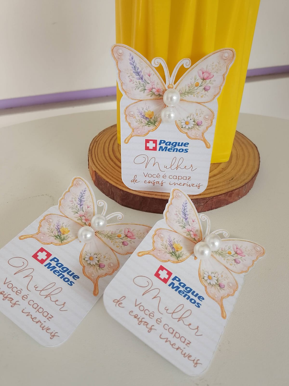 CARD COM BRINCO DE PÉROLAS